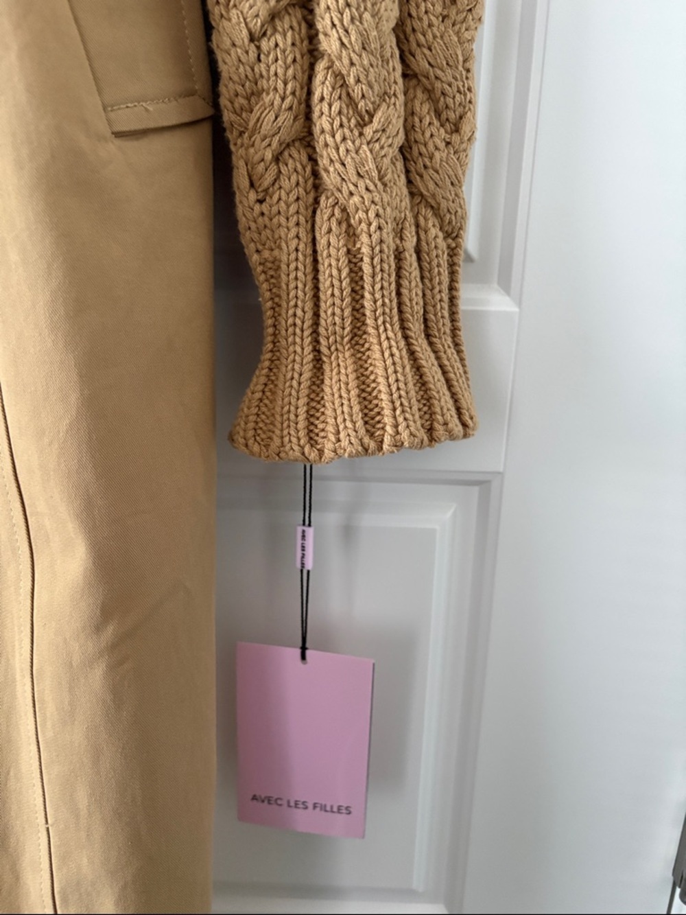 🎉LAST ONE🎉 Anthropologie NWT Avec Les Filles Mixed Media Coat size M. - Picture 3 of 9